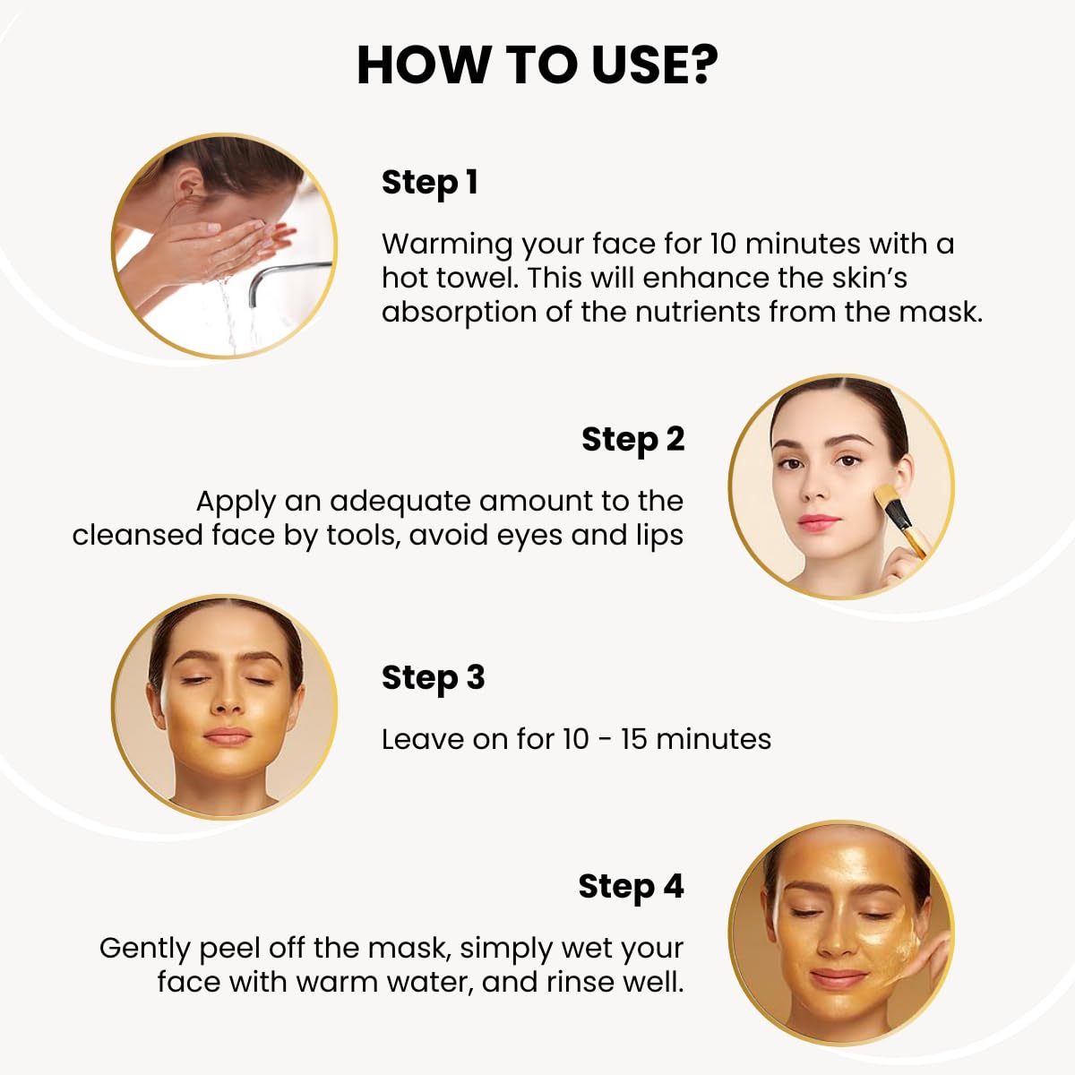 Gold Peel off Mask (Pack of 2)