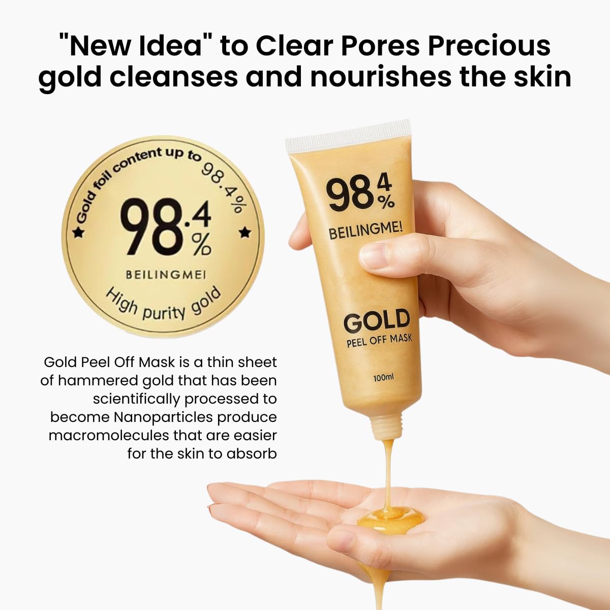 Gold Peel off Mask (Pack of 2)