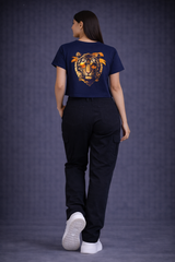 Crop Tee – "Lion Printed"