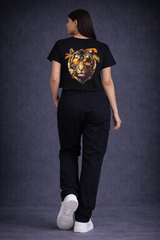 Crop Tee – "Lion Printed"