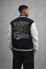 Bears Printed Unisex Varsity Jacket | DRIP-ZY