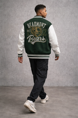 Bears Printed Unisex Varsity Jacket | DRIP-ZY