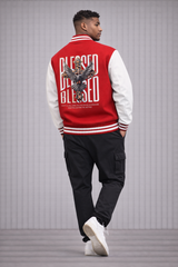 " Blessed - Printed " Unisex Varsity Jacket