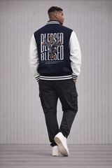 " Blessed - Printed " Unisex Varsity Jacket