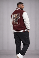 " Blessed - Printed " Unisex Varsity Jacket