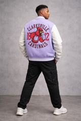 Unisex Varsity Jacket – "Clarksville Print"