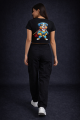 Crop Tee – “Dogmen Printed”