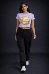 Crop Tee – Printed Design