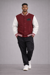 “What Is Life But One Great Adventure” Printed | Unisex Varsity Jacket