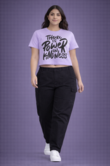 "There Is Power in the Kindness Printed" - Crop Tee