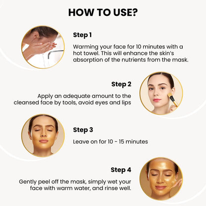 Gold Peel off Mask (Pack of 2)