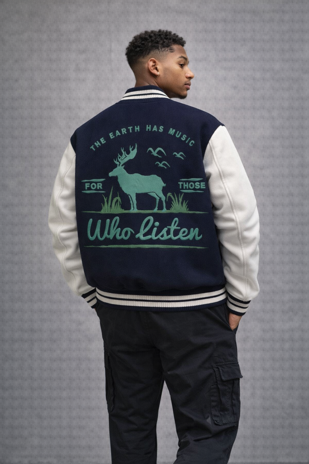 “Who Listen Printed” - Unisex Varsity Jacket