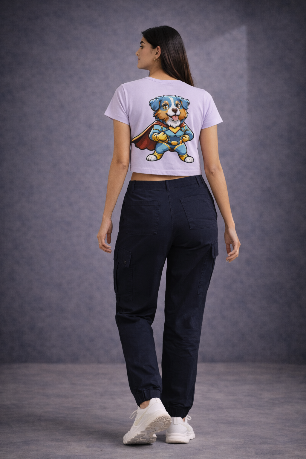 Crop Tee – “Dogmen Printed”