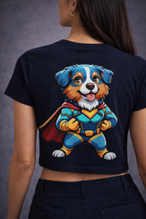 Crop Tee – “Dogmen Printed”