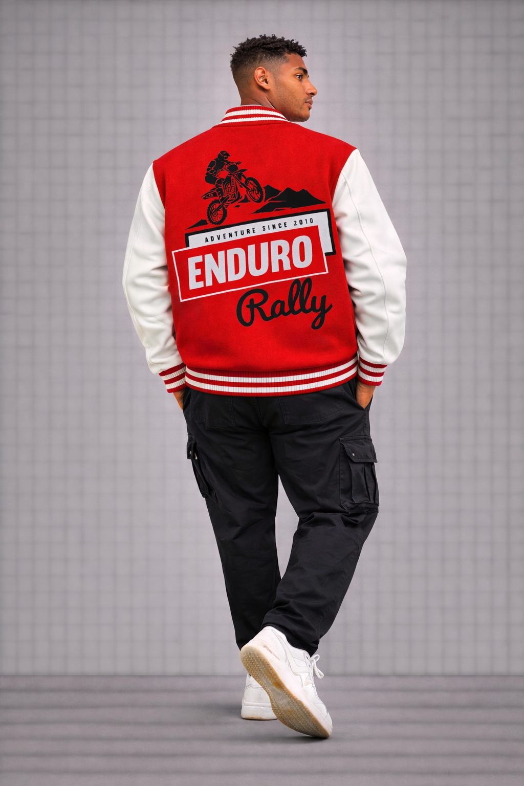 "Enduro Rally Printed" - Unisex Varsity Jacket