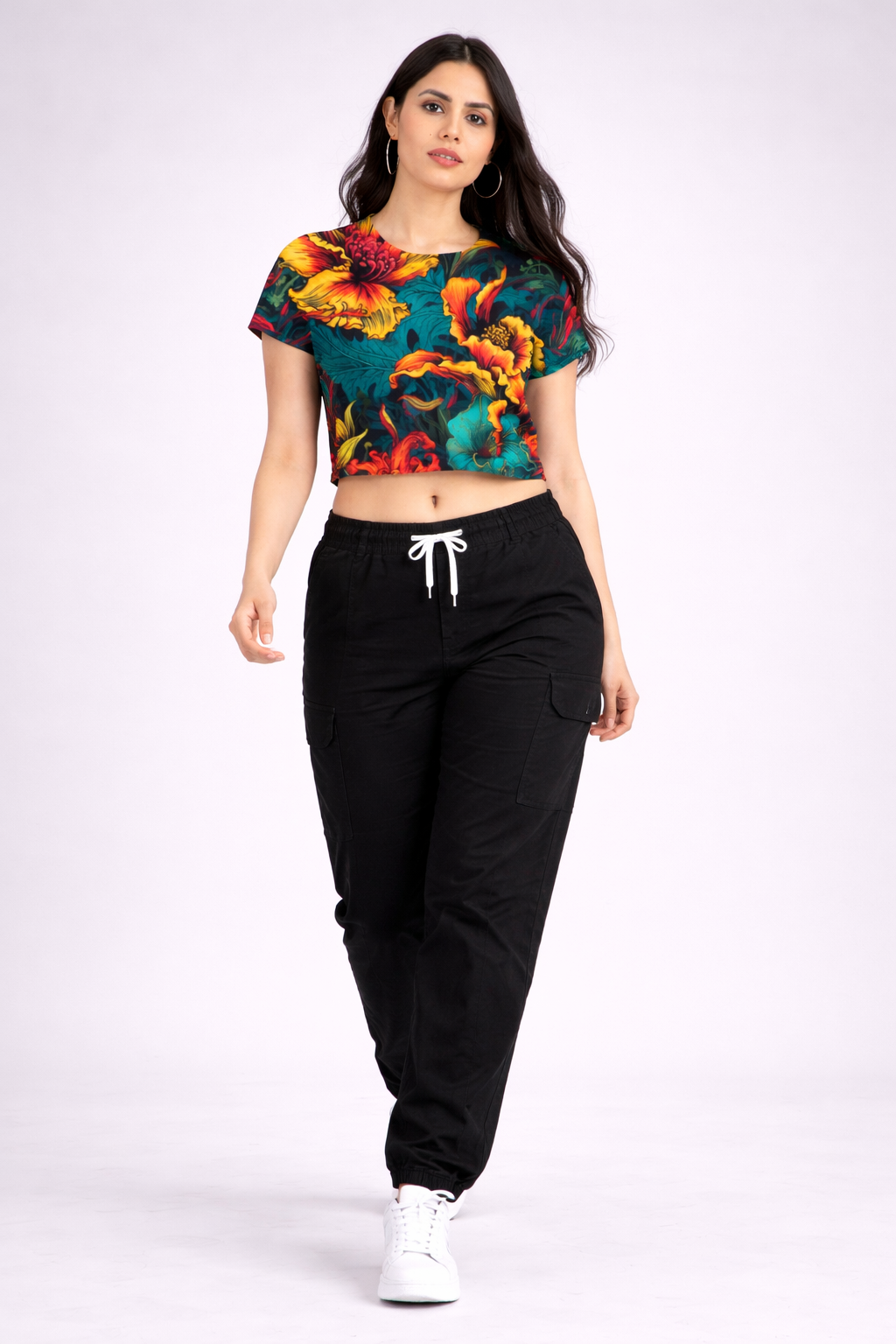 AOP Crop Top