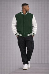 "May the Forest Be With You" – Unisex Varsity Jacket