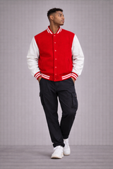 "Don’t Look Back Printed" - Unisex Varsity Jacket