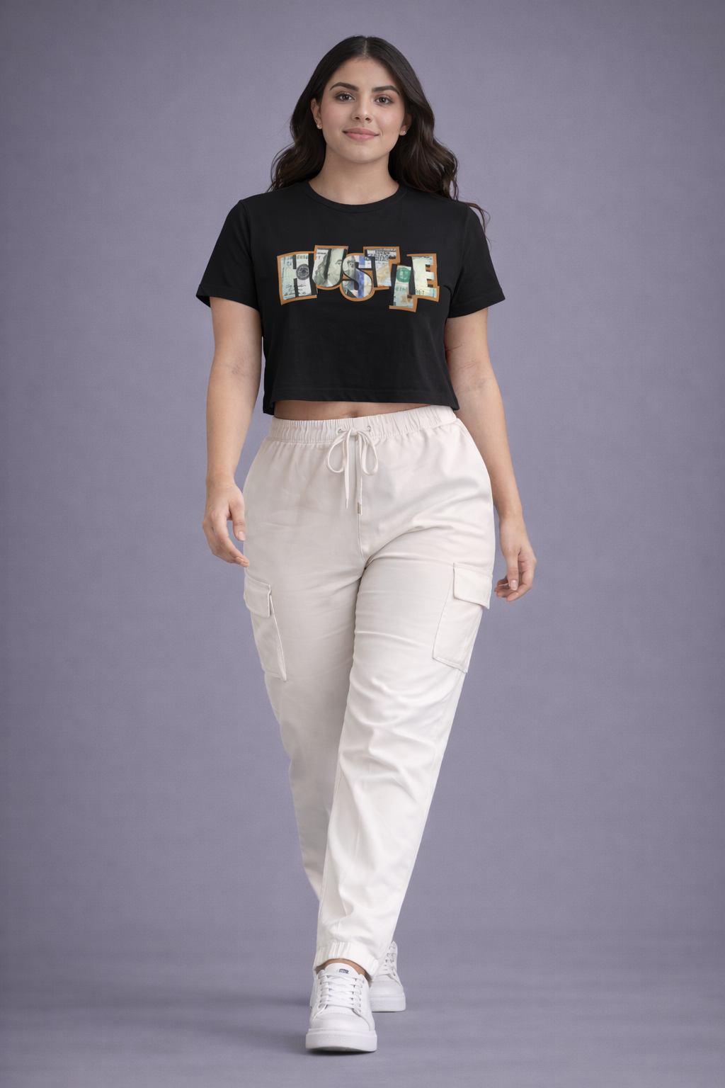 Hustle Printing - Crop Tee