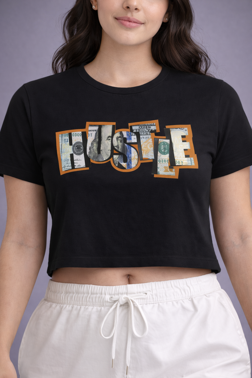 Hustle Printing - Crop Tee