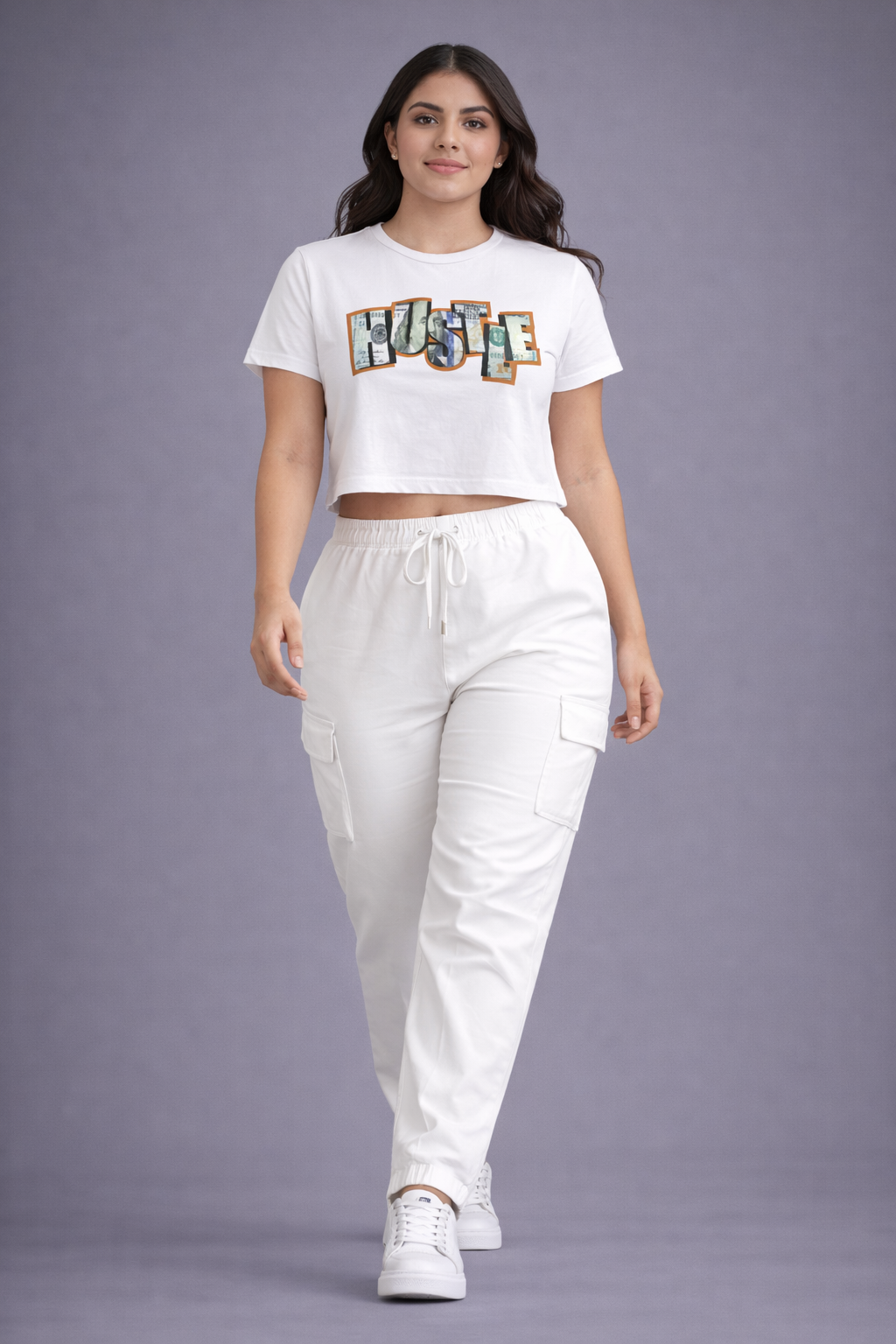 Hustle Printing - Crop Tee