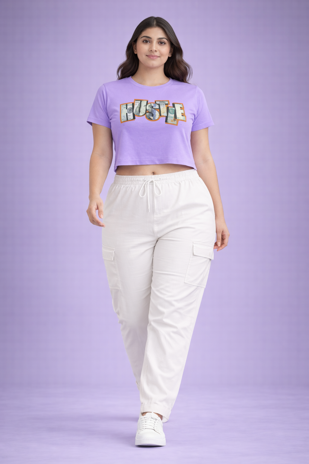 Hustle Printing - Crop Tee