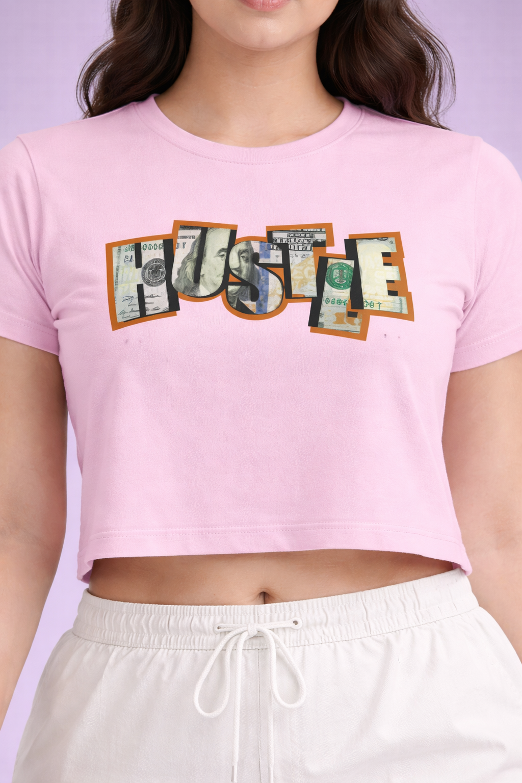 Hustle Printing - Crop Tee