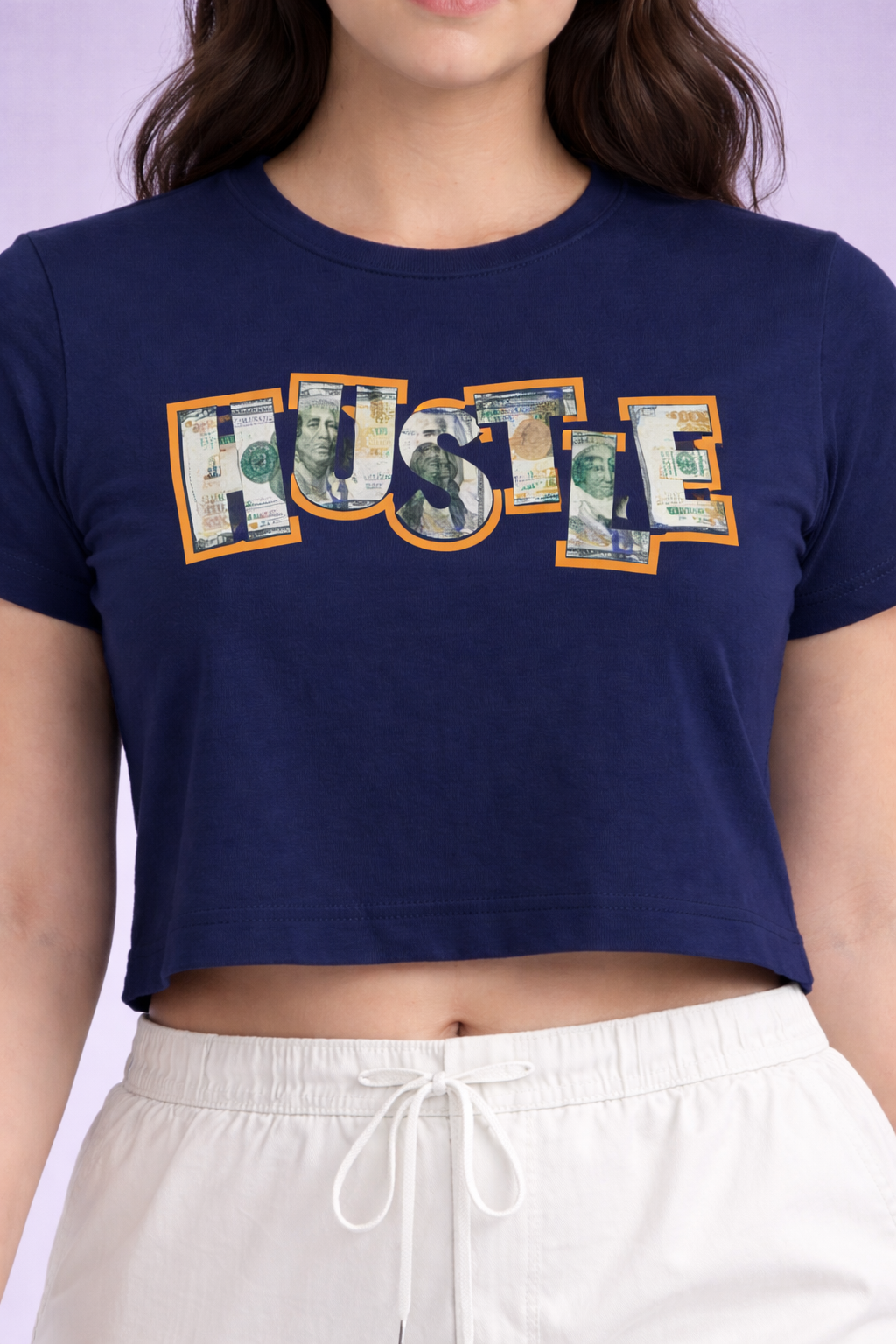 Hustle Printing - Crop Tee